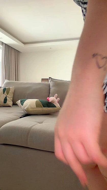 Fuck me from behind and fill my tight teen pussy - Kerolay Chaves gets her big ass pounded hardcore'