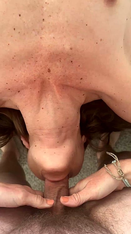 Fuckdoll Cum Cleanup: Deepthroating My Dildo After Blowing His Load'