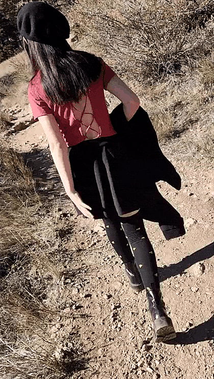 Outdoor Pleasure Companion Adventure: Lucy Hellcross Desires Your Affection'
