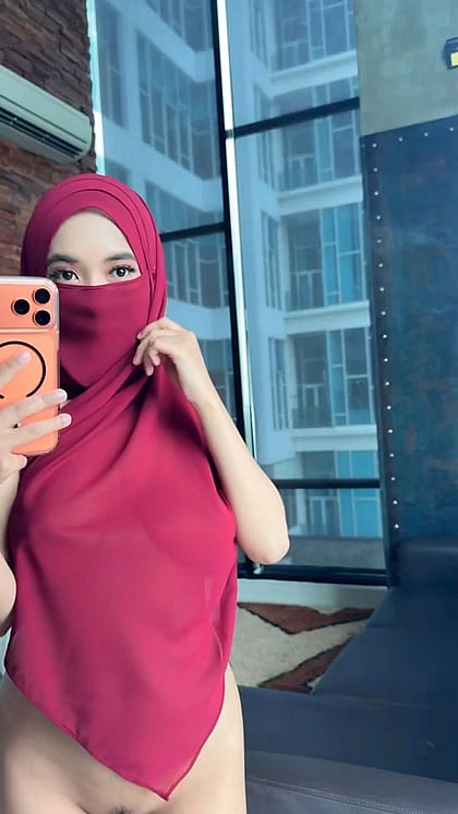 Fuckdoll Asian Hijab Slut Spreads Her Juicy Natural Tits - Stroke Your Cock & Cum Hard to My Porn Video'