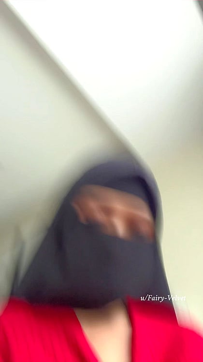 Hijabi Slut Fairy-Velvet's Big Natural Tits Are Begging To Be Covered In Your Cum'