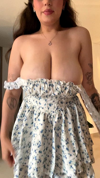 Juicy Thicc Latina Fuckdoll Reveals Her Massive Tits & Tattooed Ass'