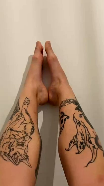 Horny Fuckdoll Begs You to Lick, Sniff & Suck Her Dirty Legs Till You Cum'