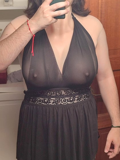 Beating my fake tits just for you to cover them in dripping hot cum'