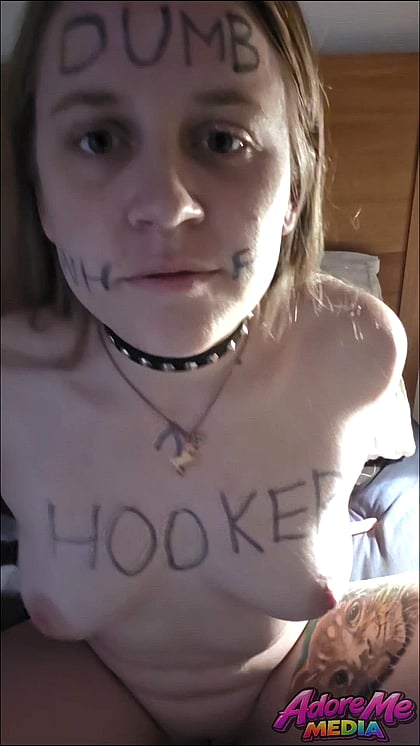 Turn my brain off and make me your pathetic little fuckdoll.'