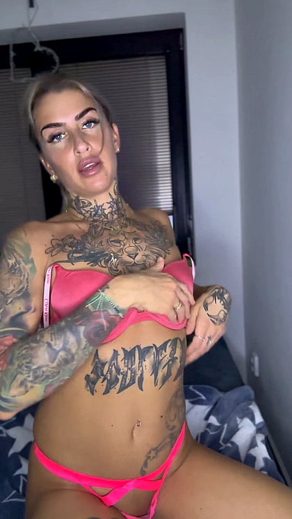 Fit_Sector8956's Dirty Fuckdoll Fantasy: Cum on My Tatted Face & Tease My Small Tits'