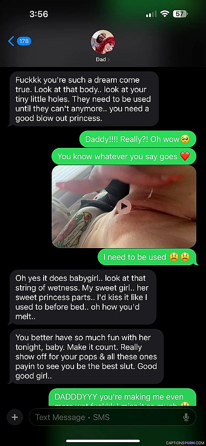 Daddy's lil' secret gets naughty at the hotel
