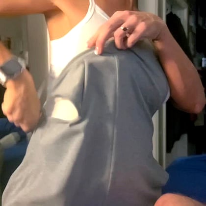 Watch Me Tease You Awake with My Juicy Gym Rack ;)'