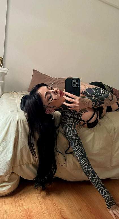 Get Ready to Worship My Inked Curves - Perfect for Your Wildest Fantasies'