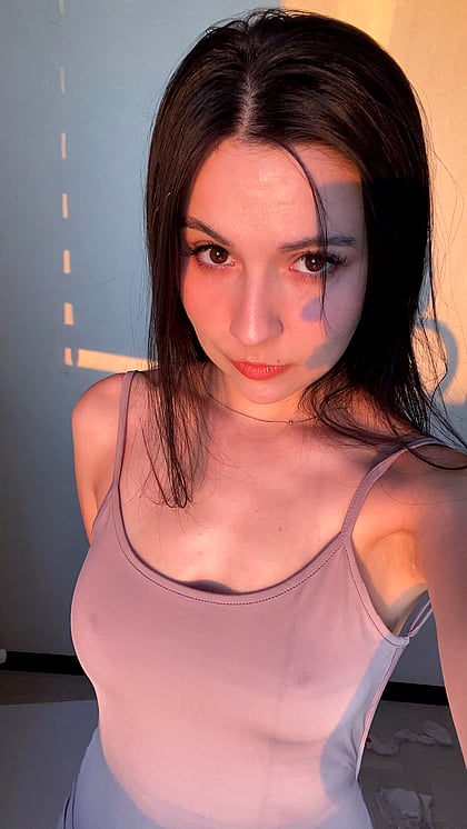 Born to be a Fuckdoll: Slutty Brunette Latina with Natural Tits Begs for Your Cum'