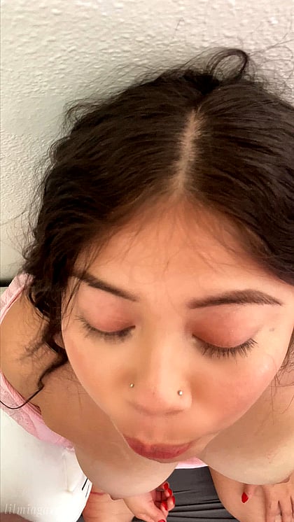 Slutty Lil Mia Gets Her Pretty Face Glazed with Hot Cock Juice and Precum - Fap Material for Your Dirty Fantasies'