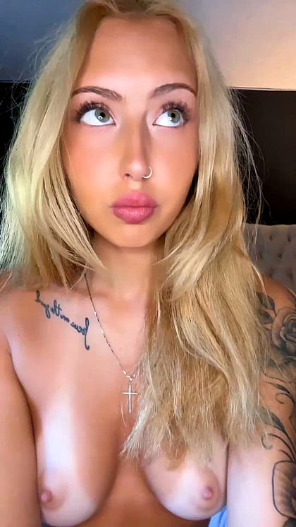 Young Teen Slut Staya 18 Gets Her Tits Out & Proves She's Born to Be Fucked Hard - Watch Me Moan & Cum!'