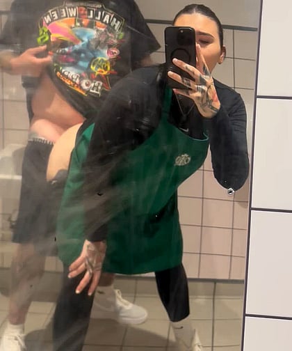 Fuck Me Hard in Starbucks Restroom on My Shift - Dirty Work Fantasy'