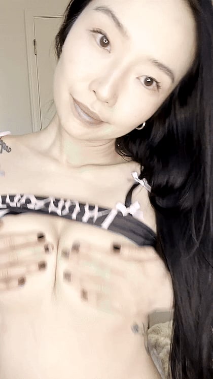 Small Tittied Asian Fuckdoll Begs for Your Cum - Watch Me Moan & Spread!'