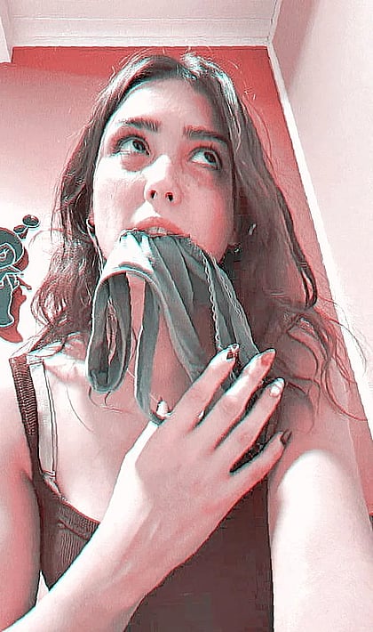 Fuckdoll Angelica's Filthy Panty Sniffing Gallery - Cum Watch Me Get Off on My Own Scent'