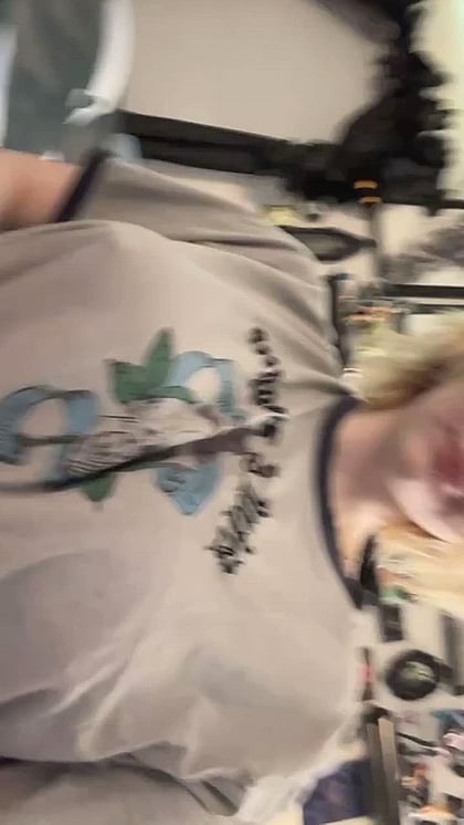 Goth Fuckdoll Blue LavenderThief Bares Her Juicy Pussy and Massive Tits for You to Jack Off To'