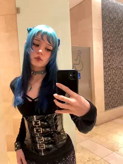 Fuckdoll's Public Toilet Gooning After Daddy's Gone - Watch Me Cum Hard!'