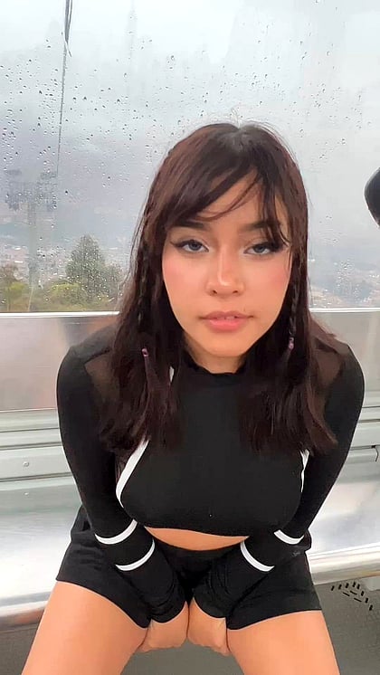 Slutty Latina Fuckdoll Begs for Your Hot Cum in Public Ahegao Show'