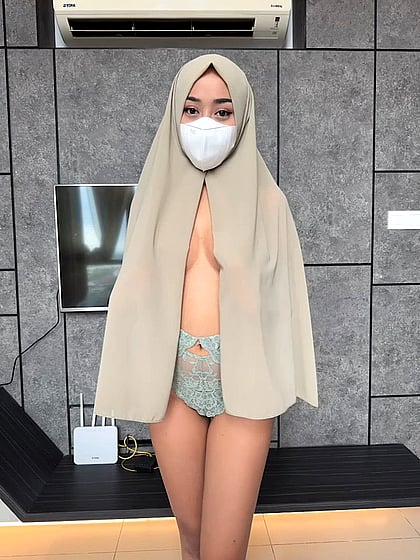 Syalifah's October Tease: Big Tits Fuckdoll Begs for Your Cum'