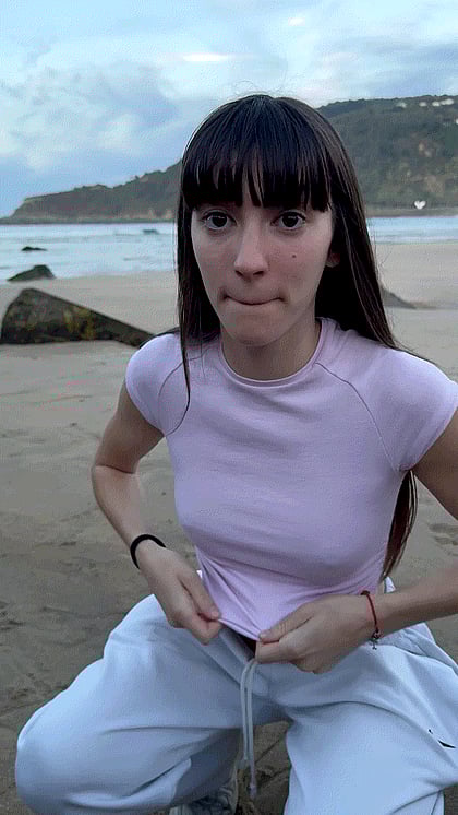 Watch This Horny Beach Fuckdoll Get Wild and Make You Cum Hard'