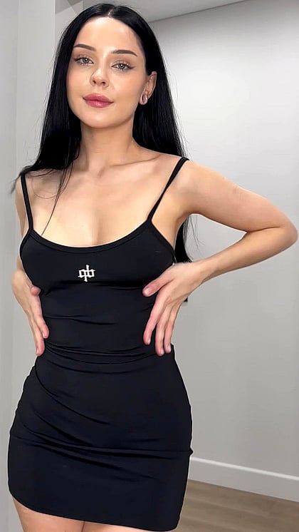Watch This Horny Fuckdoll Tease Her Perfect Tits and Get You Hard as Fuck'