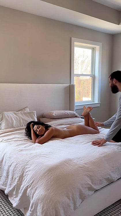 This Bonnie Shows Off Her Petite Pussy While Clyde Pounds Her Big Ass with His Monster Cock'