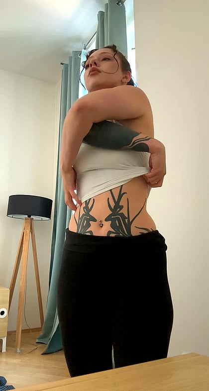 Watch Me Prove My Tattooed Fuckdoll Body Is Made For Cumming - Amateur Emo Girl Nasty Solo'