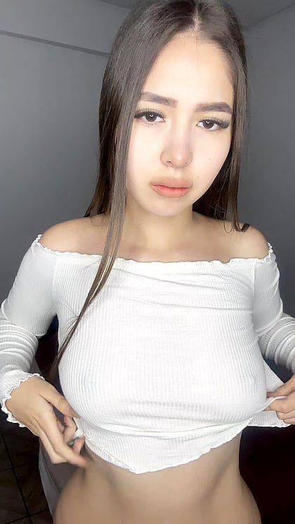 All Natural Fuckdoll: See My Real Tits Jiggle While I Ride & Moan - Wanna Cum?'