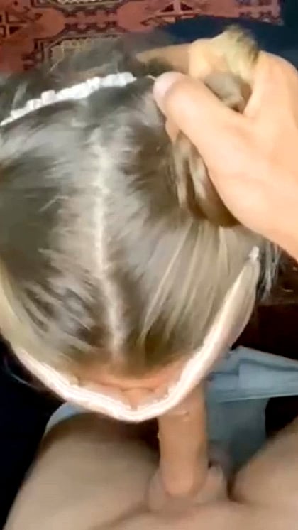 Slutty Blonde Fuckdoll Gets Her Throat Destroyed - Deep Throat Training for Big Cock Cum Shots'