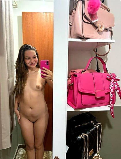 BTBF Slut Flaunts Quirky Little Tits - Cum Dumpster Pussy Next!'